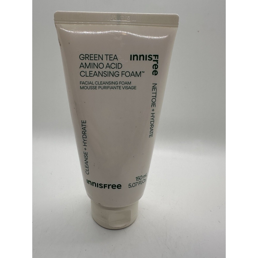 innisfree Green Tea Amino Acid Cleansing Foam, Sulfate Free, 5.07 oz